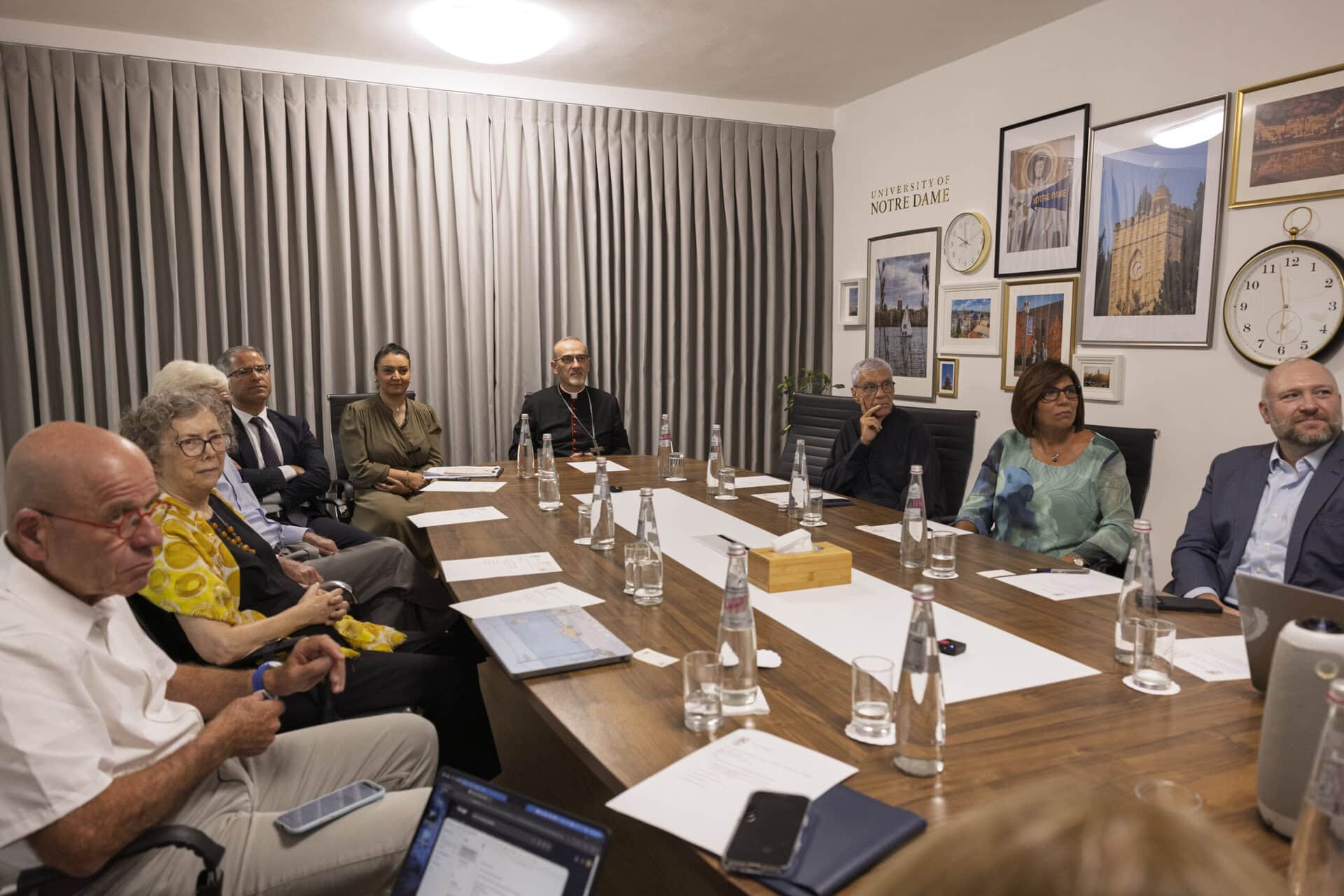 Within Your Gates board and advisory committee members in a working meeting, Jerusalem, September 2026